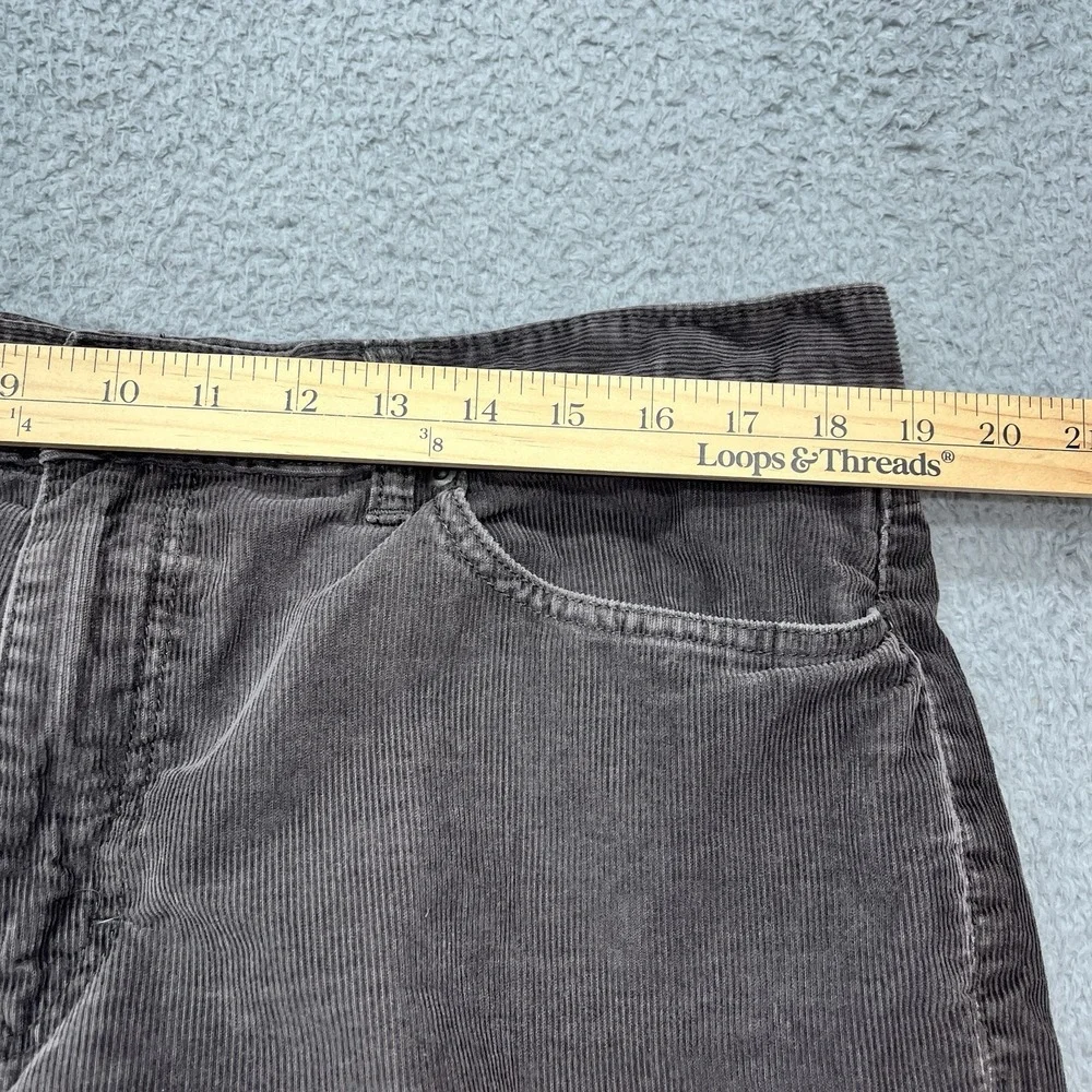 J‎ Crew Corduroy Pants Mens 38x29 Chocolate Brown Slim Straight Chino Academia
